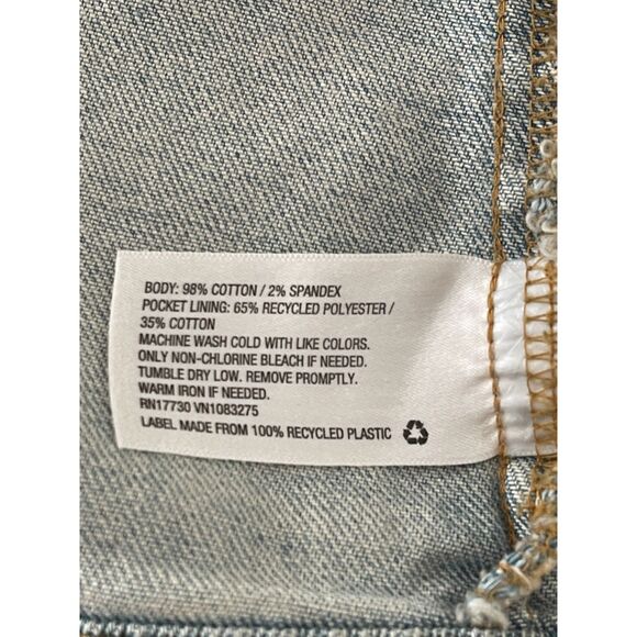 Vintage Universal Thread Jean Jacket Vest Y2K 90s Denim Button Front Size XXL - Picture 6 of 8